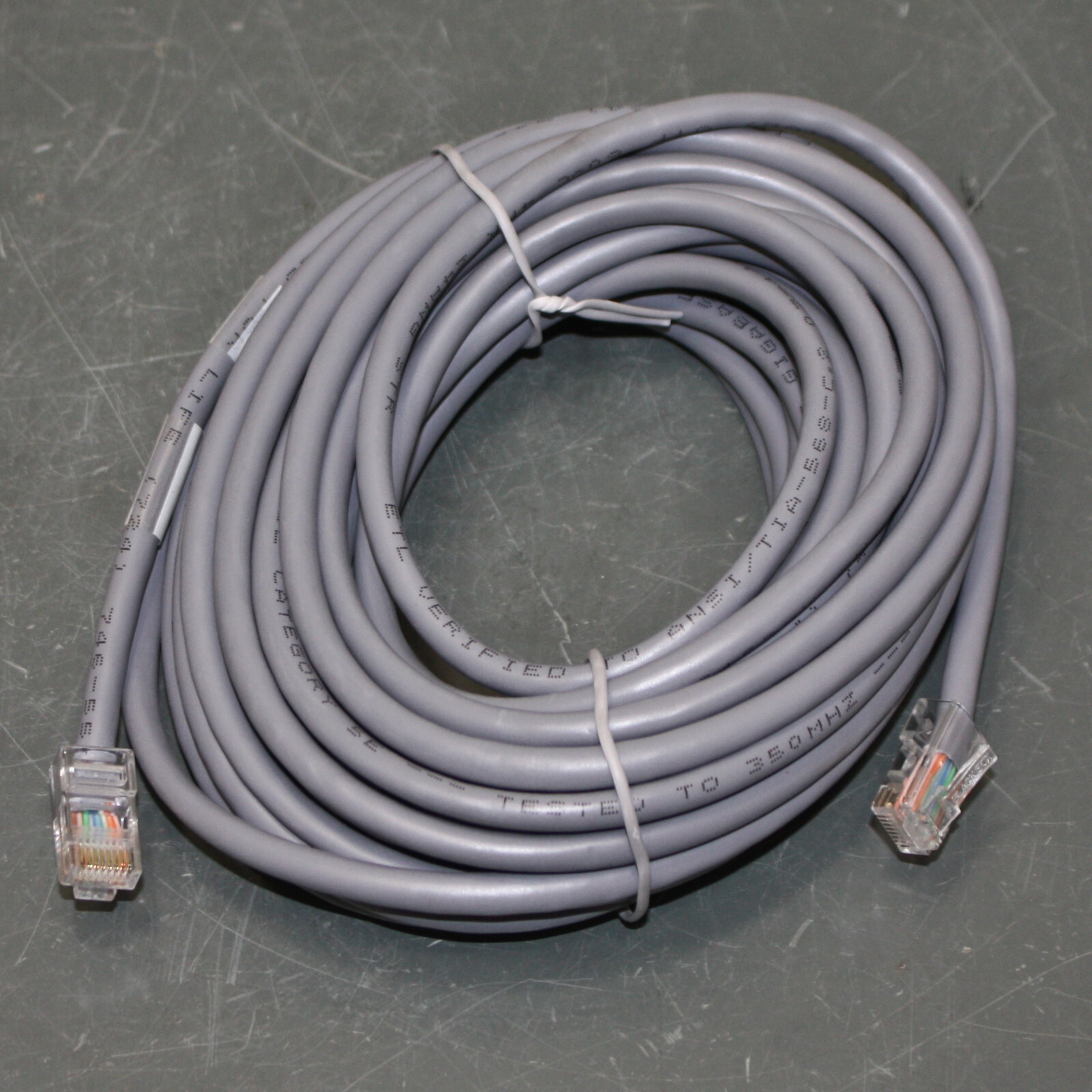 (10) Black Box CAT5e Premium Patch Cable, 30ft Ethernet Cord, Gray, 350 MHz