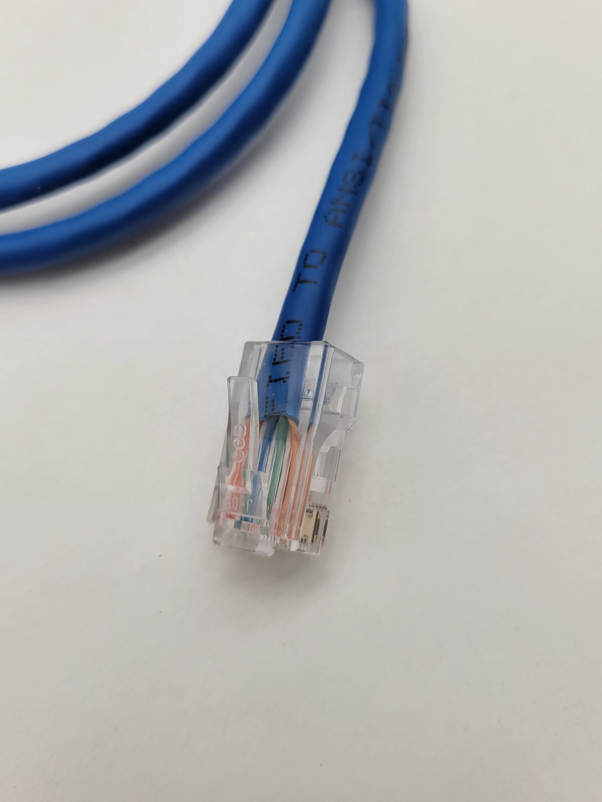 Quiktron 560-110-003 Non Booted Cable Patch Cord Value Series 3-Feet 24 AWG Blue