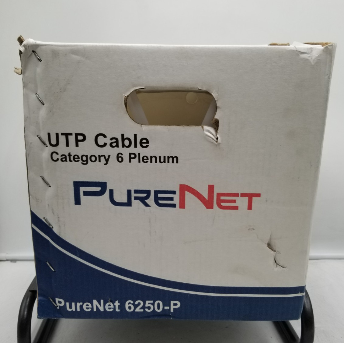 UTP CABLE CATEGORY 6 PLENUM PURE NET 6250-P 410FT -USED
