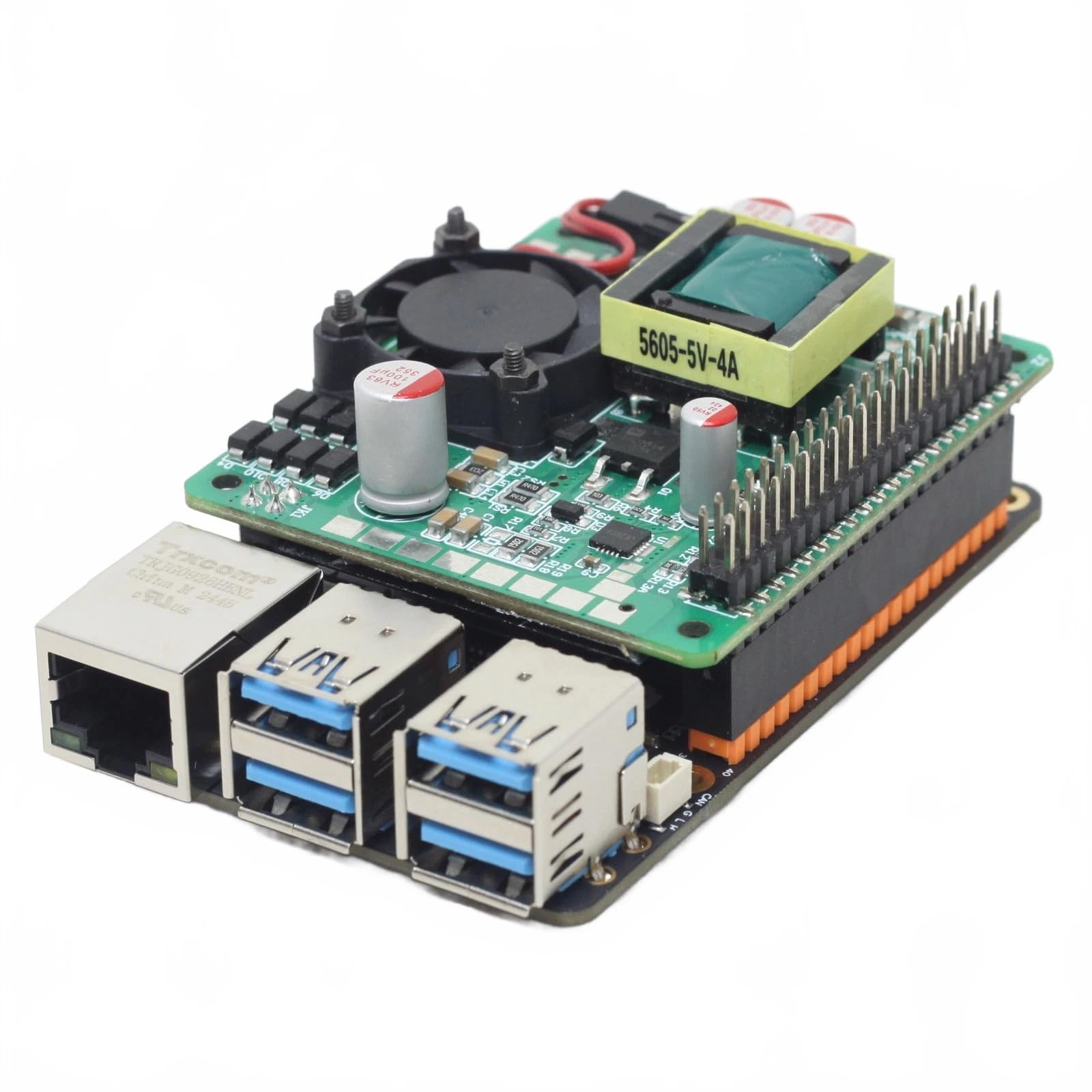DSLRKIT Power Over Ethernet PoE HAT IEEE802.3af DC 5V 4.5A for Raspberry Pi…