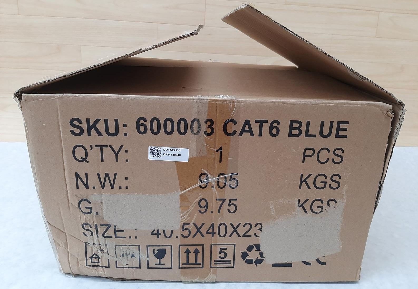 Dripstone 1000 Ft Roll CAT6 UTP Cable 4Pair 23AWG 1/0.57mm CCA PVC Jacket Blue
