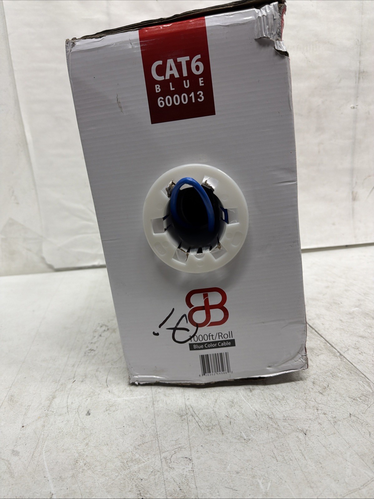DRIPSTONE CAT6 1000FT ETHERNET CCA CABLE SOLID UTP 23AWG 550MHZ BULK WIRE RJ45