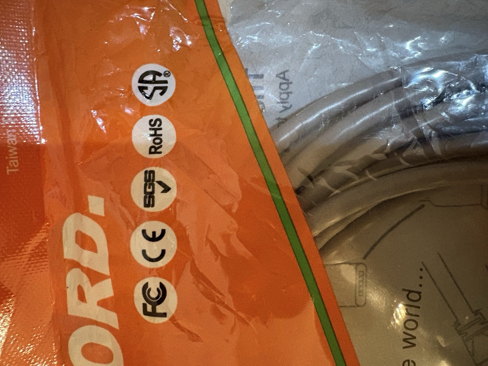 CAT.5.e Patch Cable Giga-Speed New & Sealed EIA/TIA-568A/B, ISO/IEC 11801