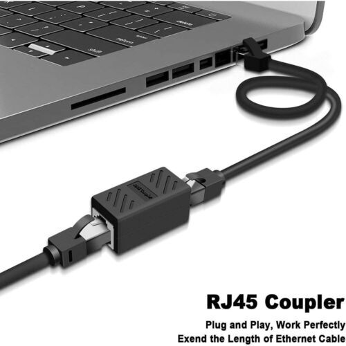 RJ45 Inline CouplerCat7/Cat6/Cat5e Ethernet Network lot Cable Extender Connector