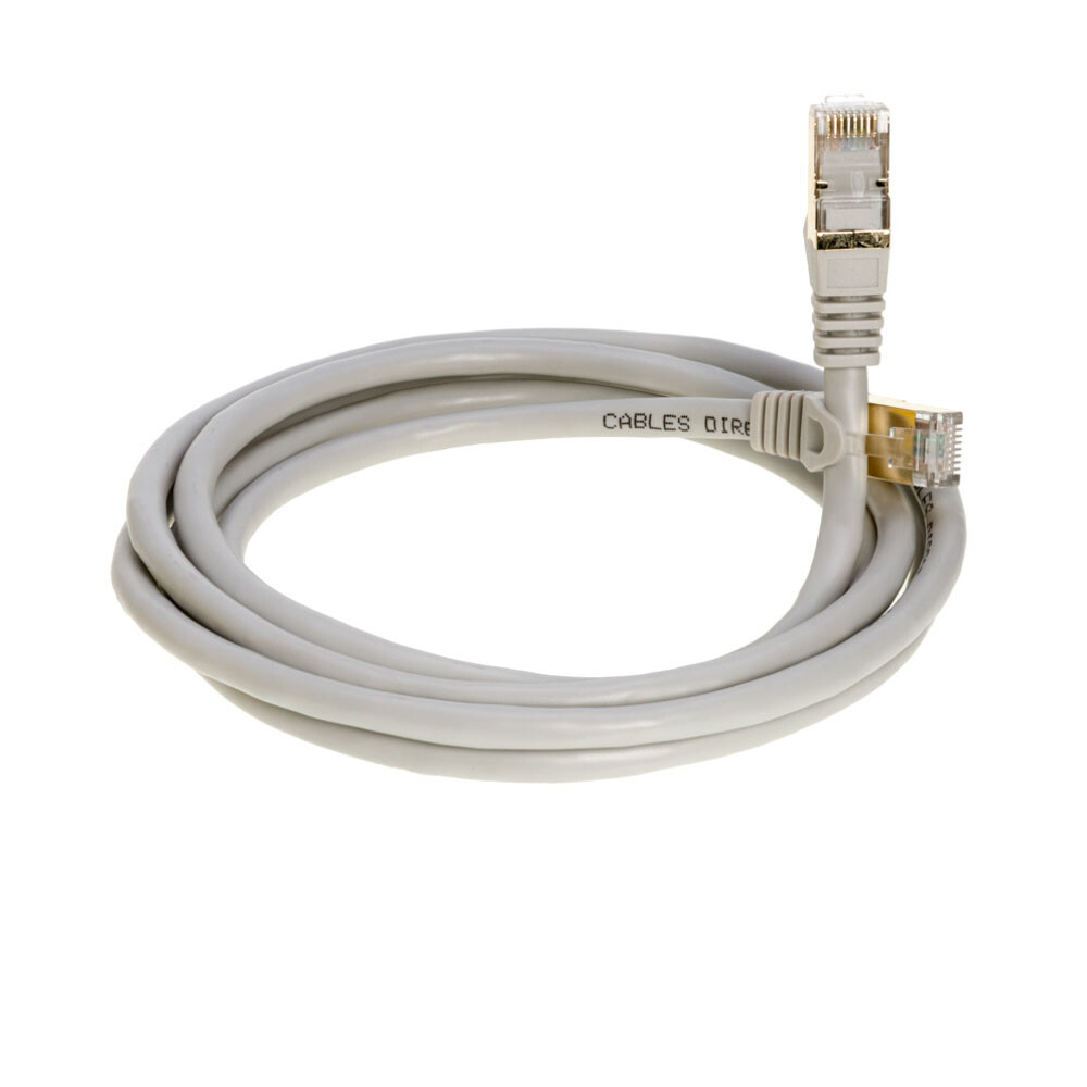 Cat7 Cable Ethernet Network High Speed Patch Cord Gray 6FT- 25FT Multi Pack LOT