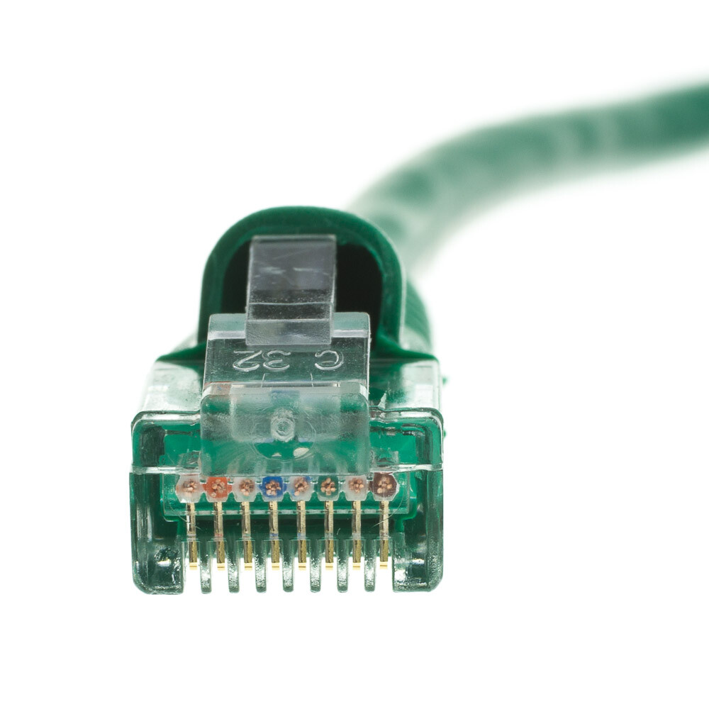 Snagless 5 Foot Cat5e Green Network Ethernet Patch Cable