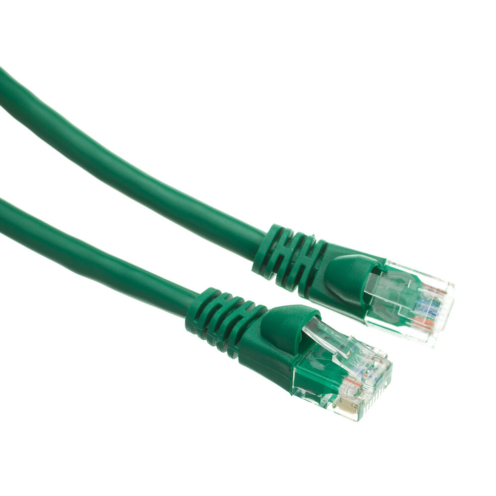 Snagless 5 Foot Cat5e Green Network Ethernet Patch Cable