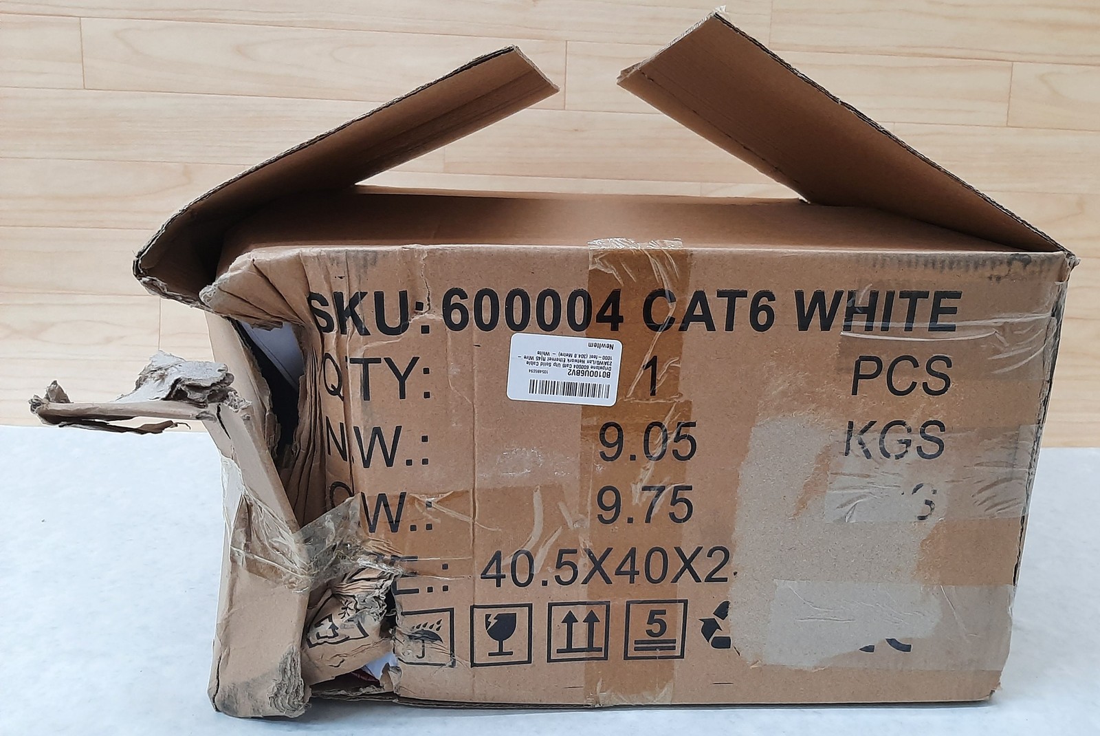 Dripstone 1000 Ft Roll CAT6 UTP Cable 4Pair 23AWG 1/0.57mm CCA PVC Jacket White