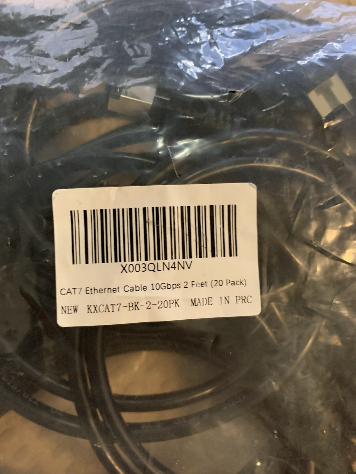 Cat 7 Ethernet Cable 2 Feet 20 Pack Multi Pack High Speed Internet Cord CAT7 …