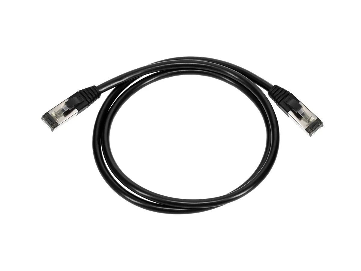 Monoprice Cat8 Patch Cable 3 Feet Black S/FTP 28AWG 2GHz 40G RJ45 Ethernet Cable