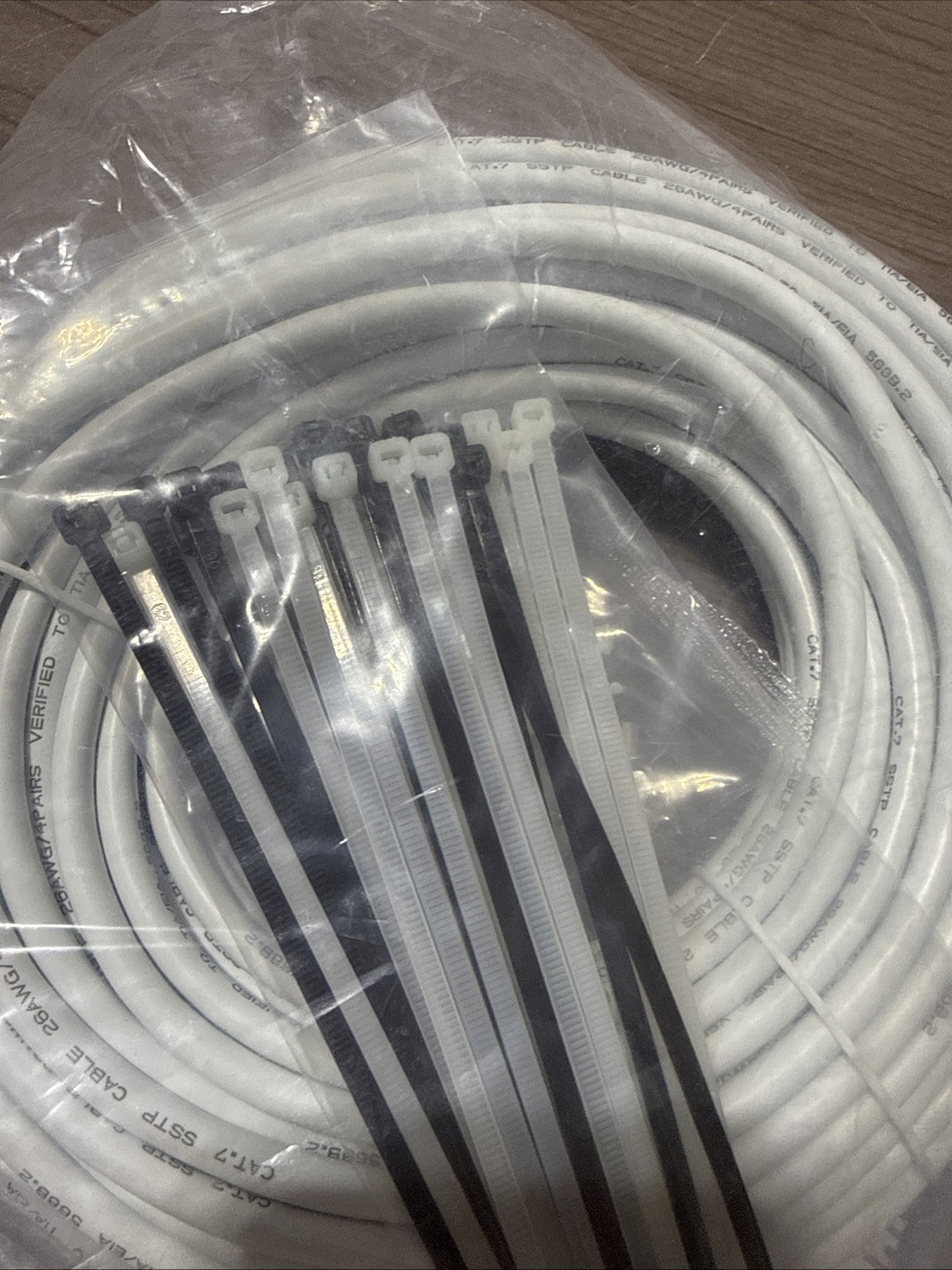 Cat 7 Ethernet Cable 75 ft -RJ45 Connector-double shielded STP-10 Gigabit 600MHZ