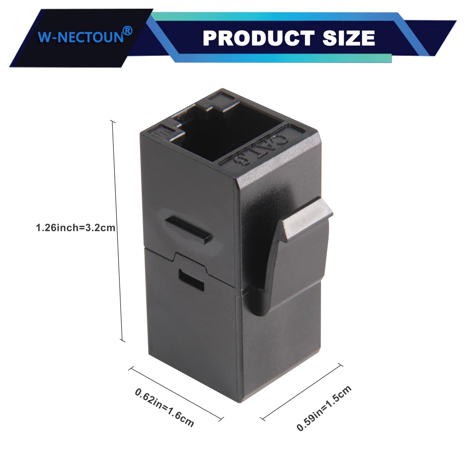 CAT6 RJ45 Keystone Couplers 25-Pack,Cat 6 Keystone Jacks,Ethernet Keystone Ja…