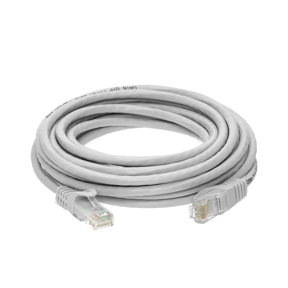 CAT 6 Ethernet Cable Lan Network CAT6 Internet Modem GRAY RJ-45 Patch Cord – LOT