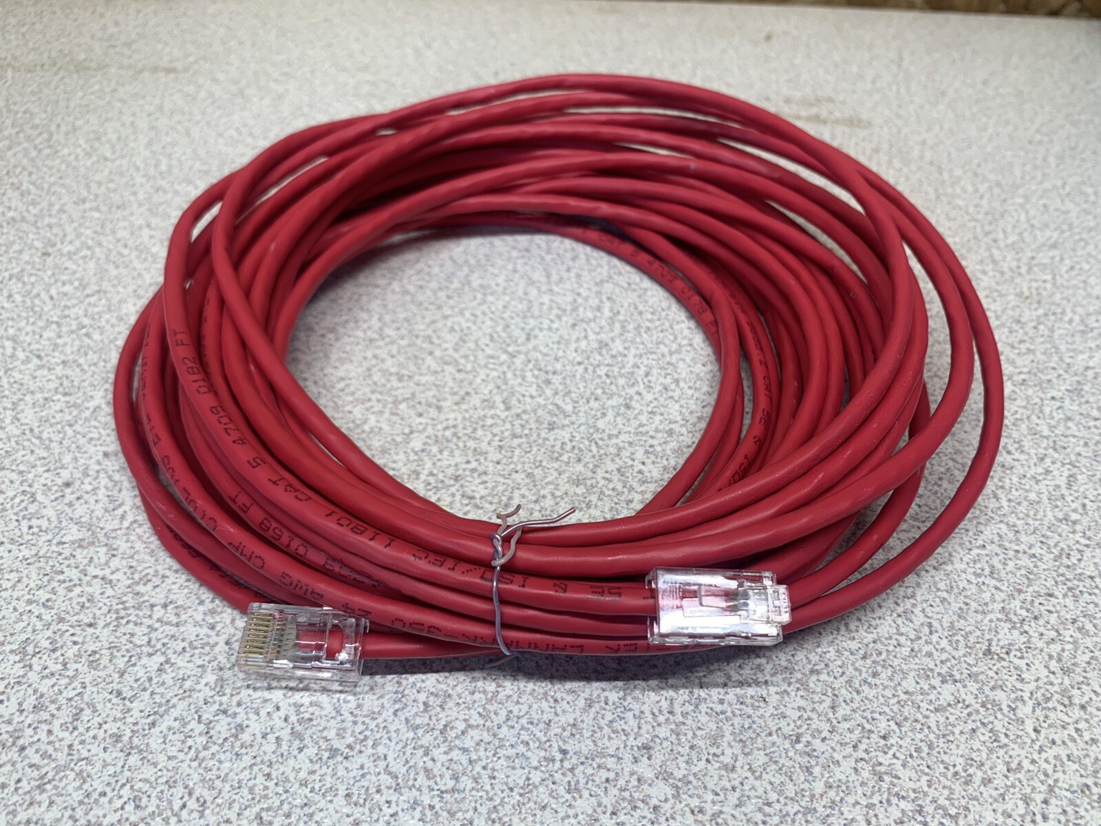 Plenum Cat5e RJ45 Patch Cord Cable CMP Rated UTP LAN Network, 6Ft up to 75Ft