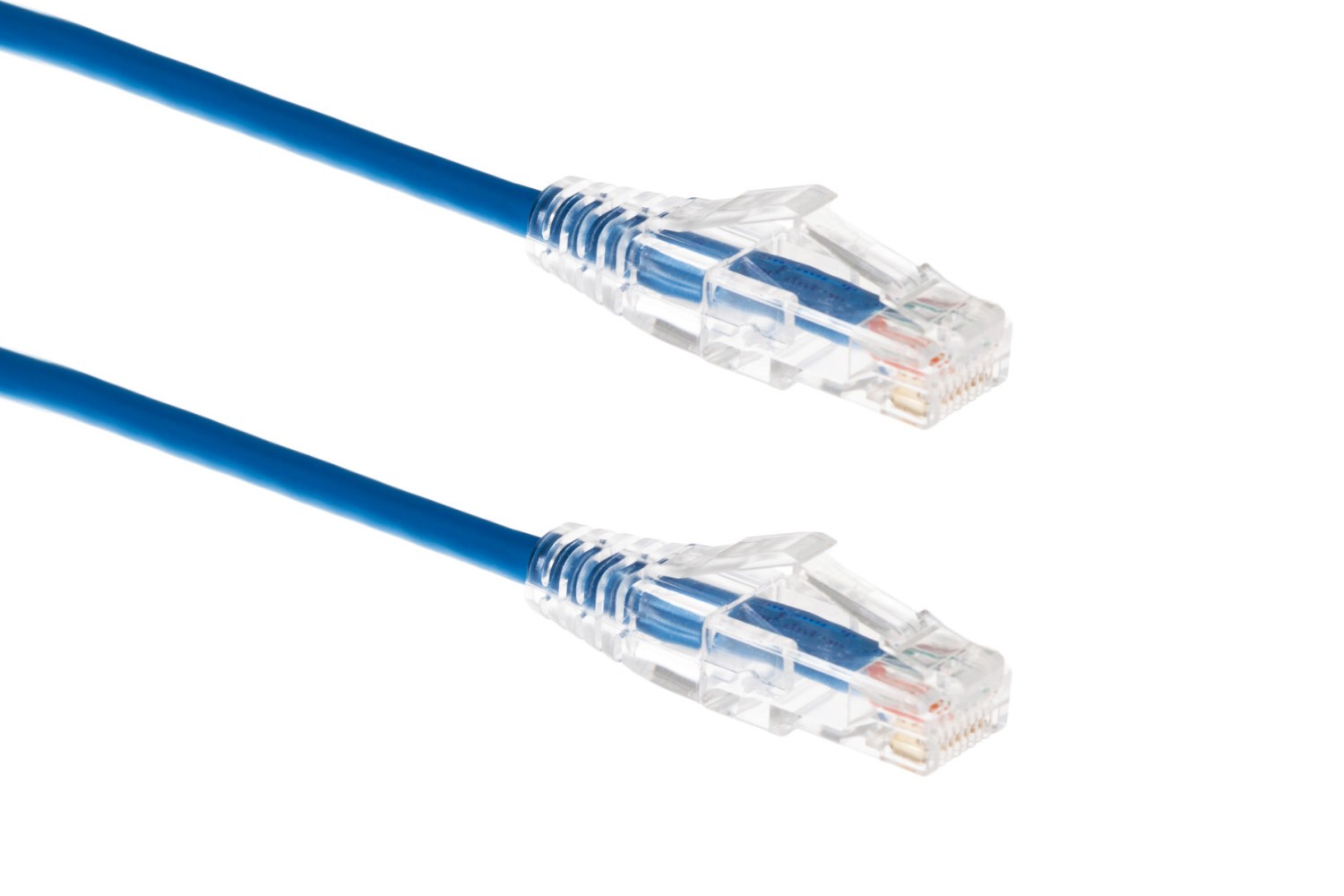 Slim, CAT6A Ethernet Patch Cable, Booted, 5′, Blue – Lifetime Warranty