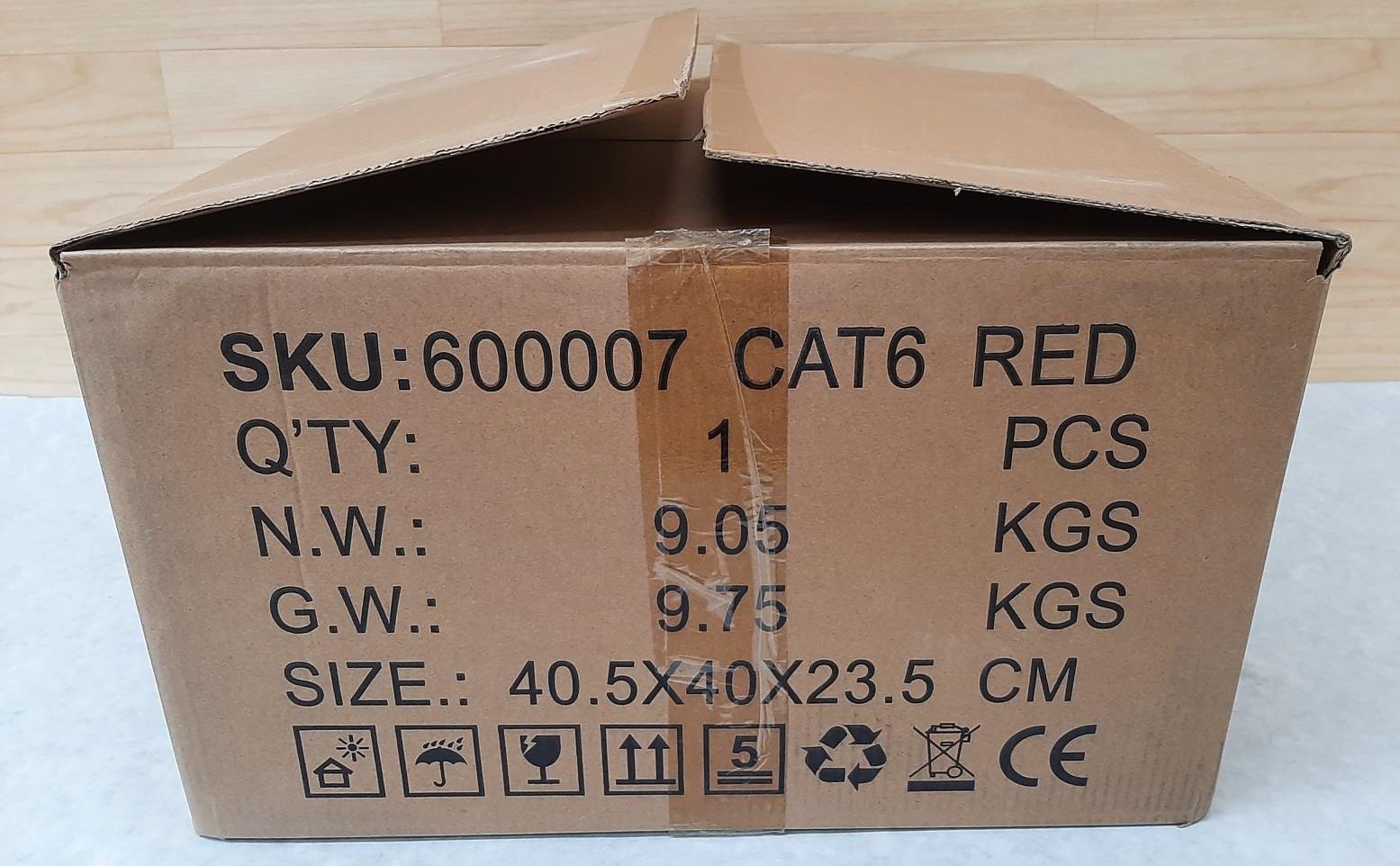 Dripstone 1000 Ft Roll CAT6 UTP Cable 4Pair 23AWG 1/0.57mm CCA PVC Jacket Red