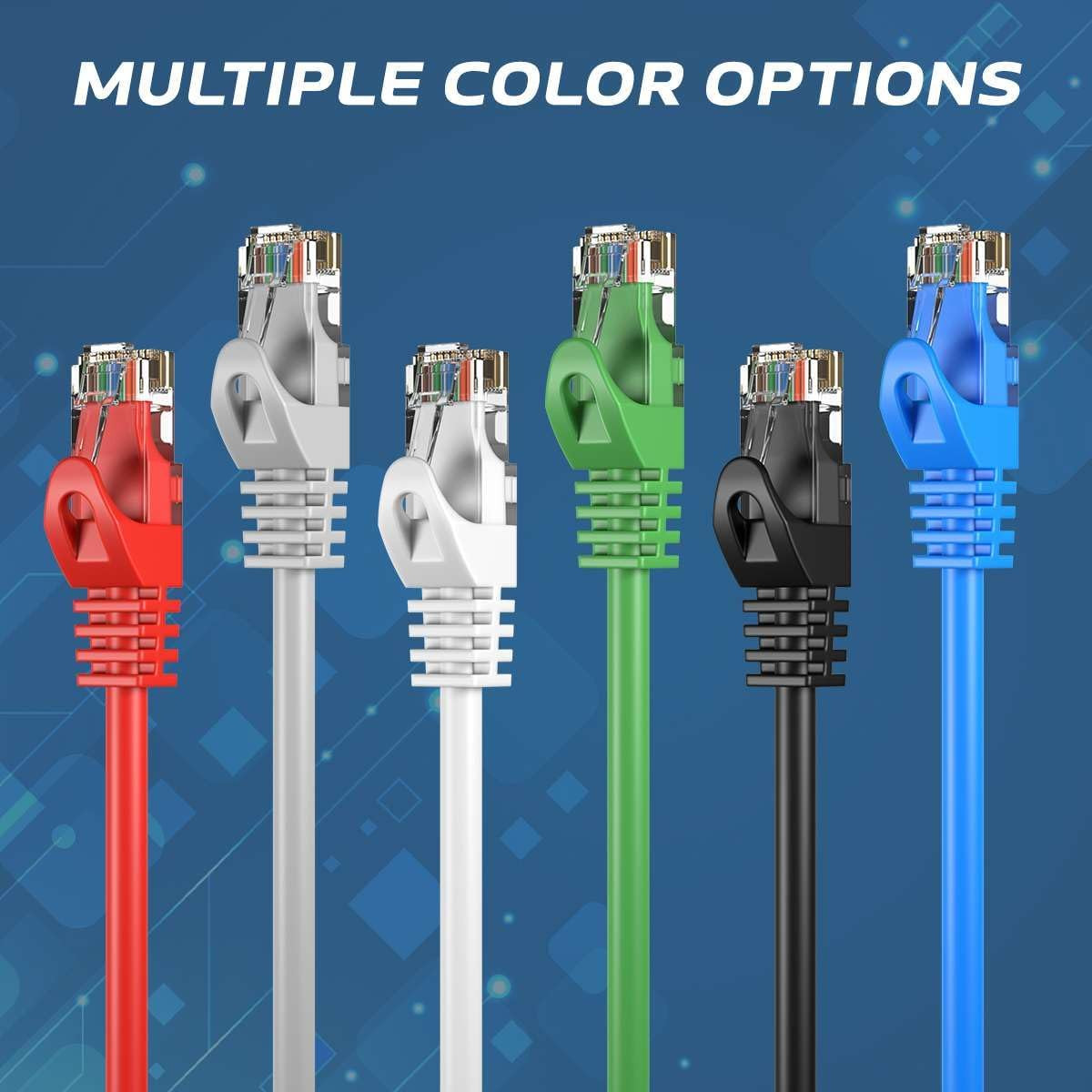 Cable ethernet Cat5E 100FT 350Mhz compatible PC laptop modem router TV consola