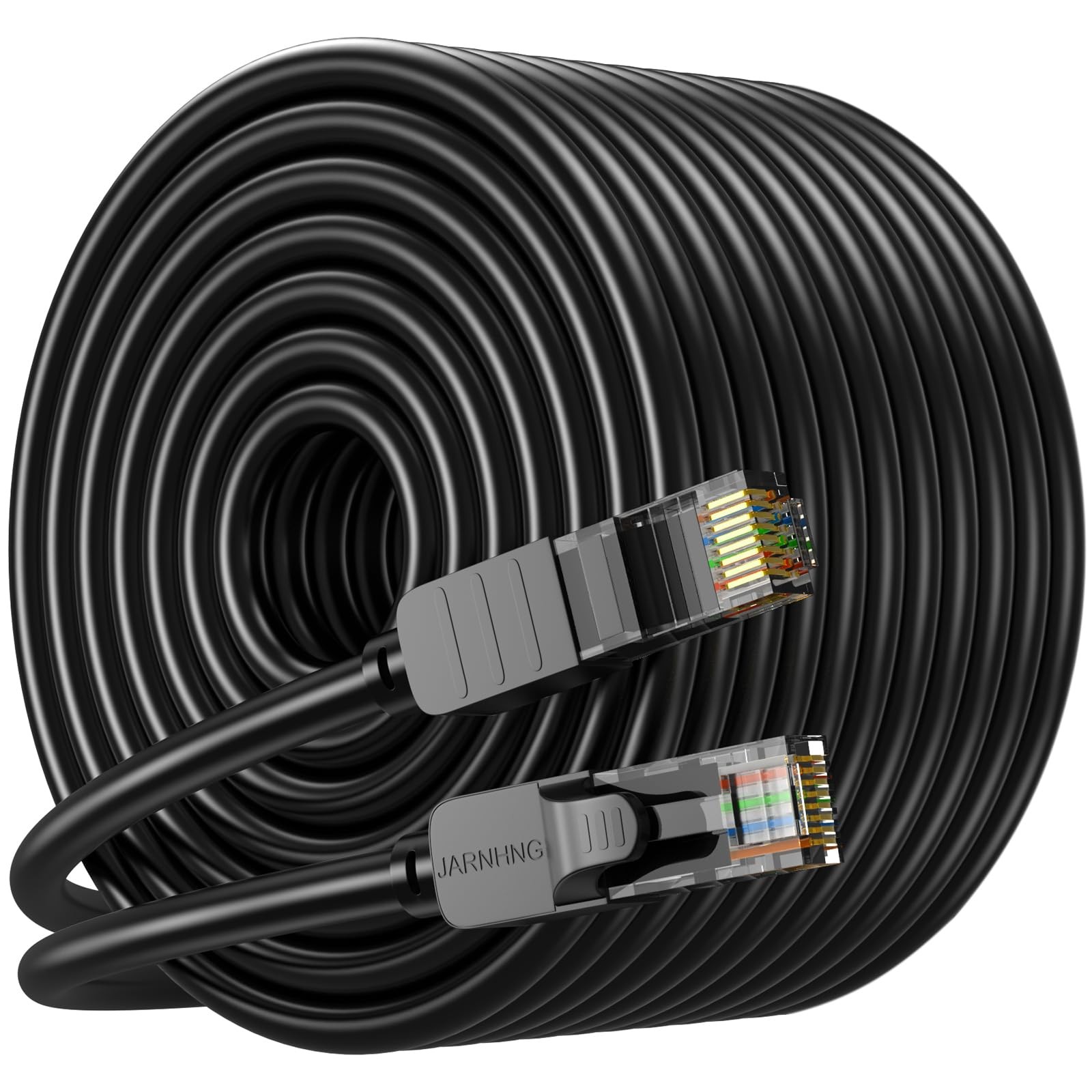 Cat 6 Ethernet Cable 150 ft, Indoor/Outdoor 26AWG UTP High Speed 10Gbps Inter…