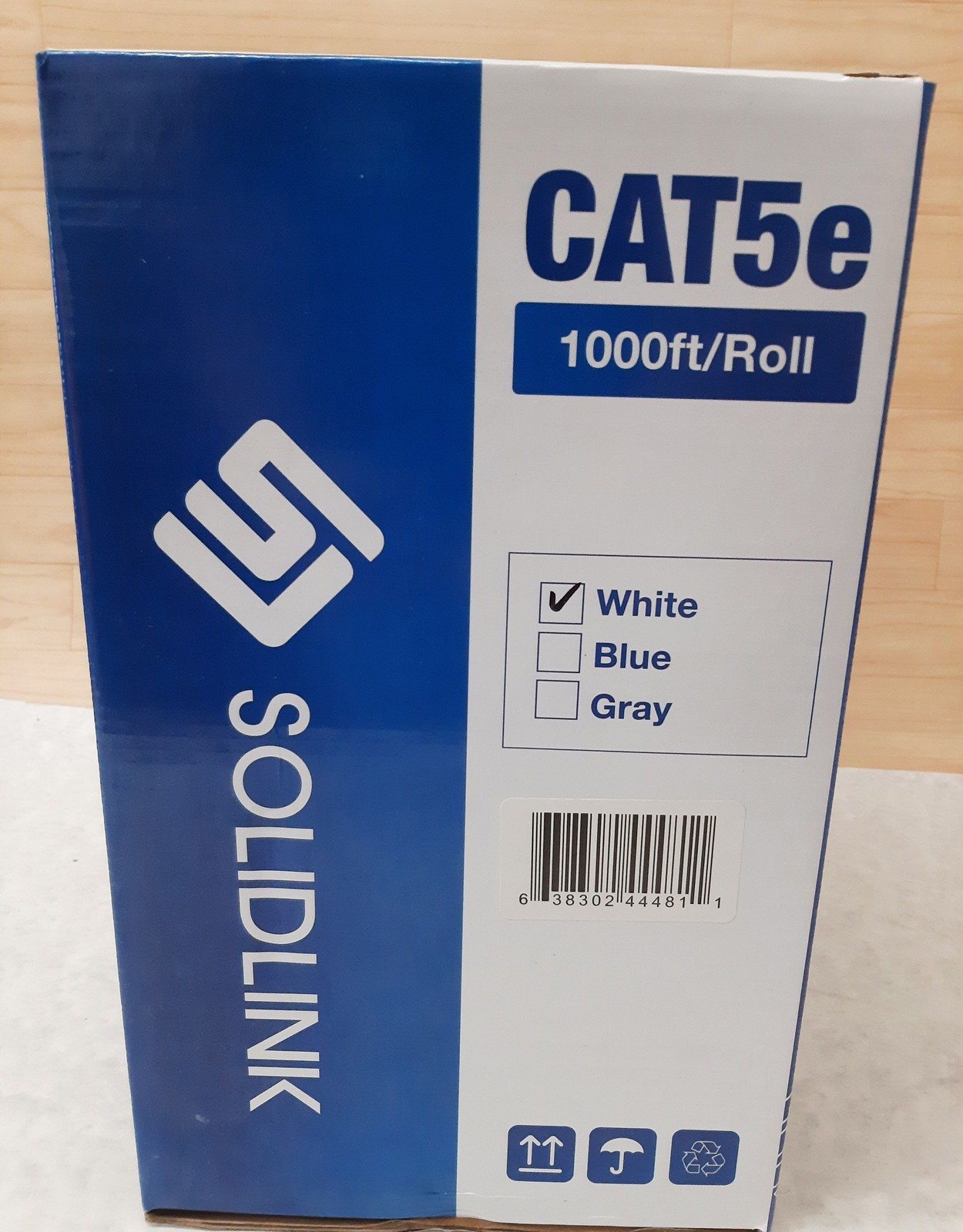 Dripstone 1000 Ft Roll CAT5e UTP Cable 4 Pairs 24 AWG 0.5mm Solid CCA HDPE PVC