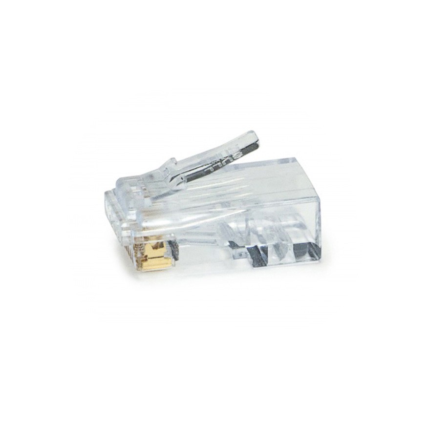 Platinum Tools ezEX44 RJ45 Cat6 Connectors 202044J Jar of 100