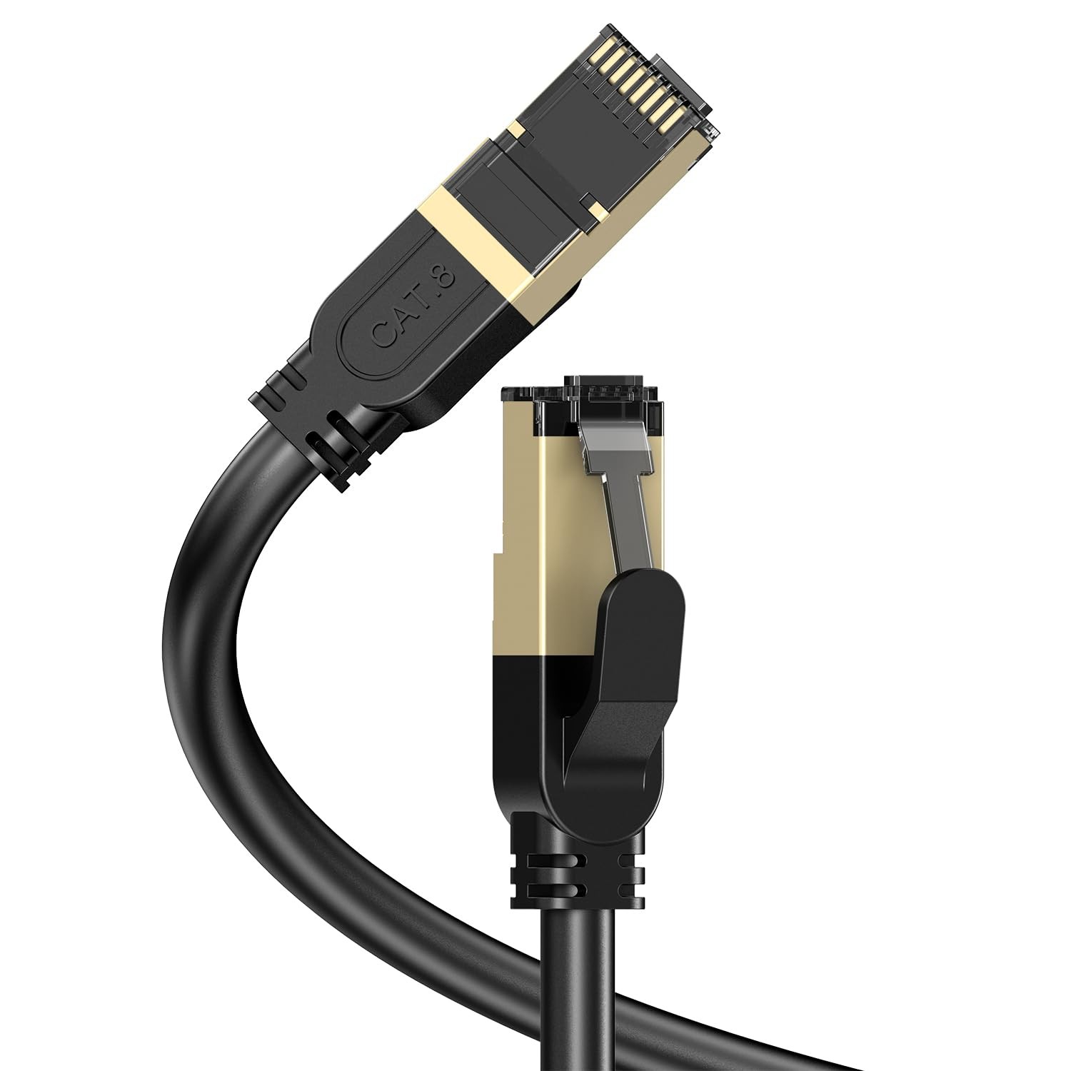 JOSTORT – Cat 8 Ethernet Cable,1.5FT (5 Pack) Outdoor&Indoor Heavy Duty High …