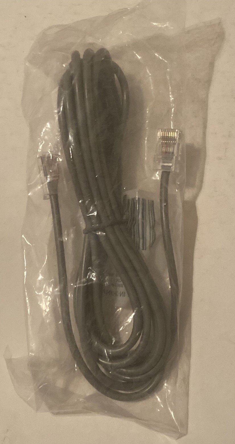 Unknown Brand New/Sealed CAT5 9′ ethernet patch cable N1867 grey
