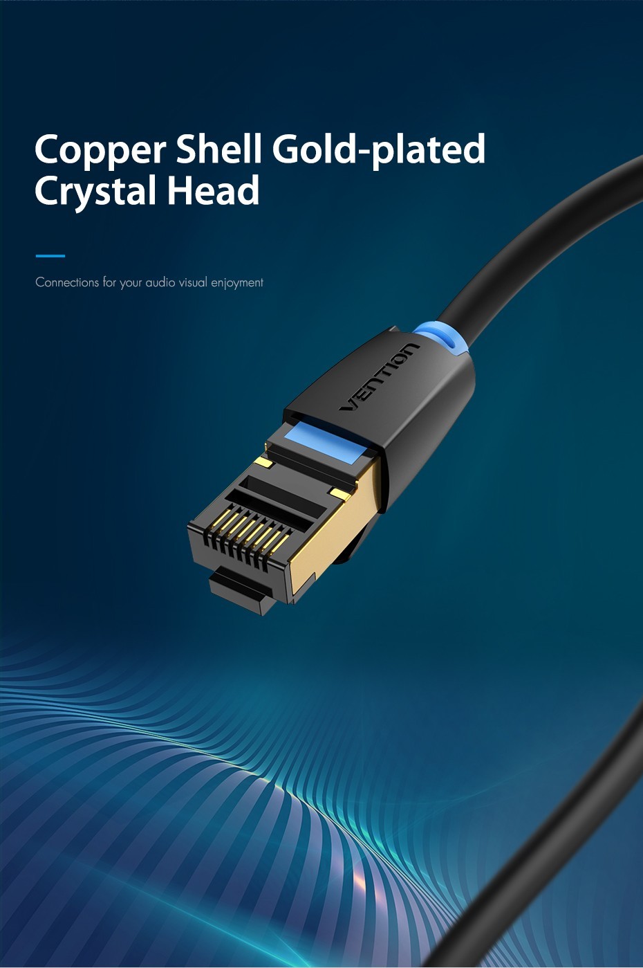 Cat 8 RJ45 Ethernet Cord ultra Speed 40Gbps Patch LAN Network Gold Plated New