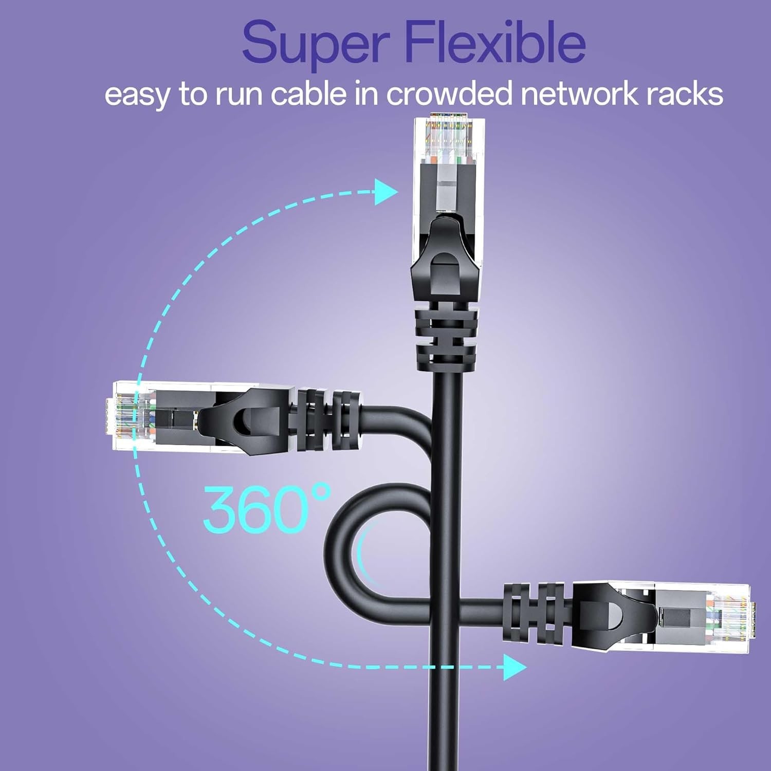 Cat 6 Ethernet Cable 25FT , Cat6 Ethernet Patch Cable 10Gbps, High-Speed UTP …