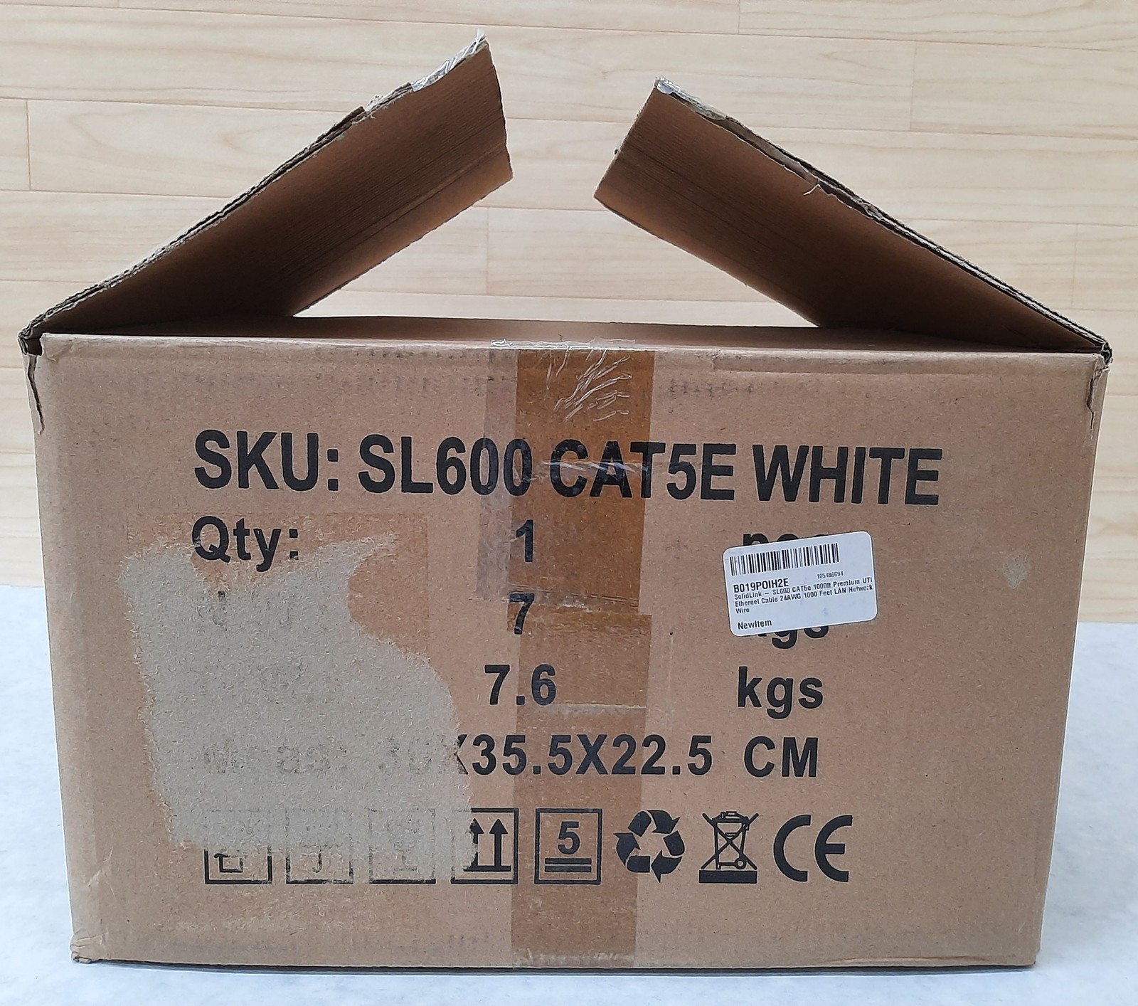 Dripstone 1000 Ft Roll CAT5e UTP Cable 4 Pairs 24 AWG 0.5mm Solid CCA HDPE PVC