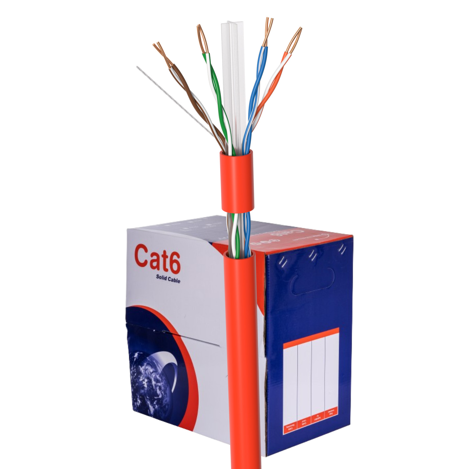 CAT5E CAT6 Cable 500FT 1000FT UTP Solid Network Ethernet CAT5 Bulk Wire RJ45 Lan