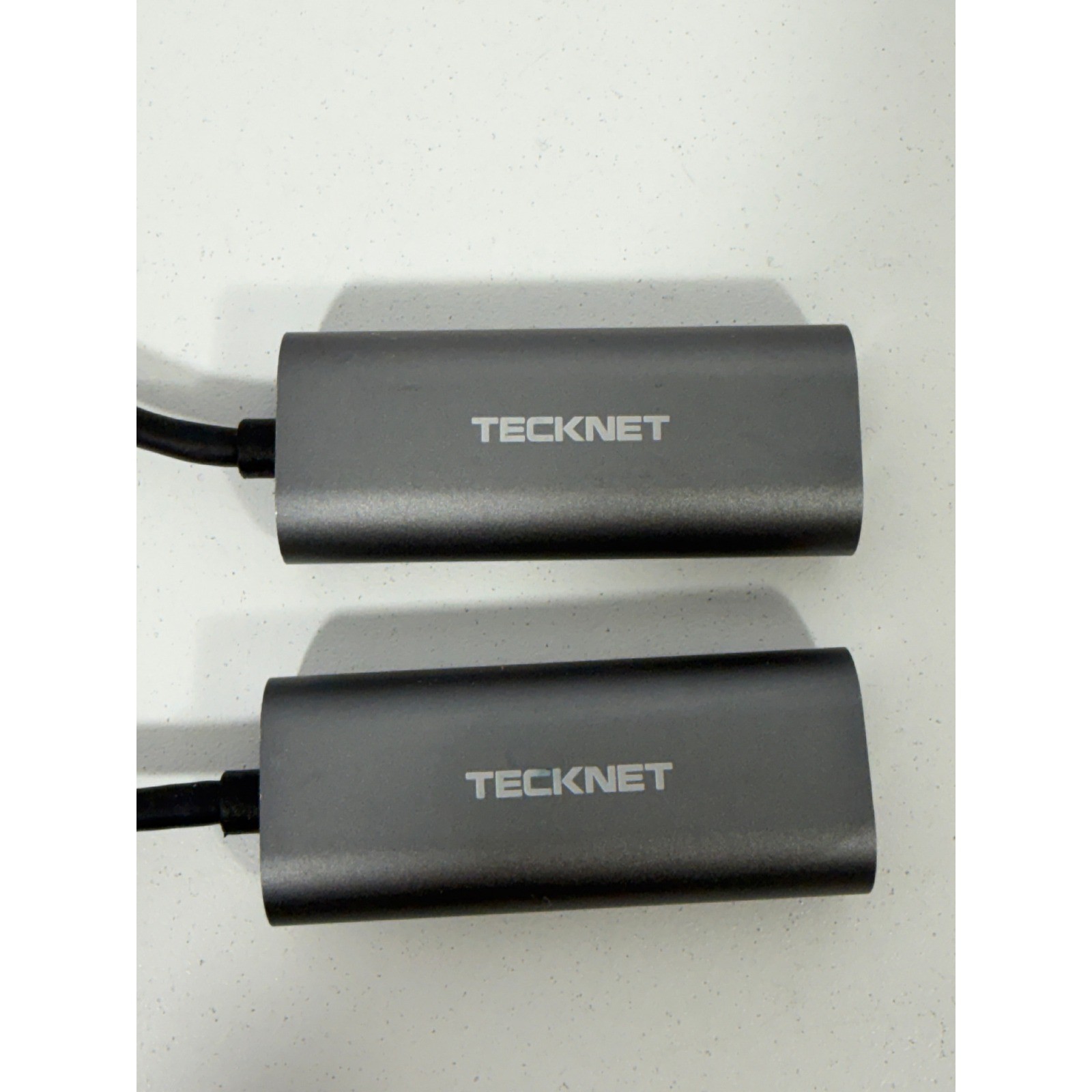 TeckNet USB-C to Gigabit Ethernet RJ45 LAN Adapter Space Gray ECR01799 2 Pack