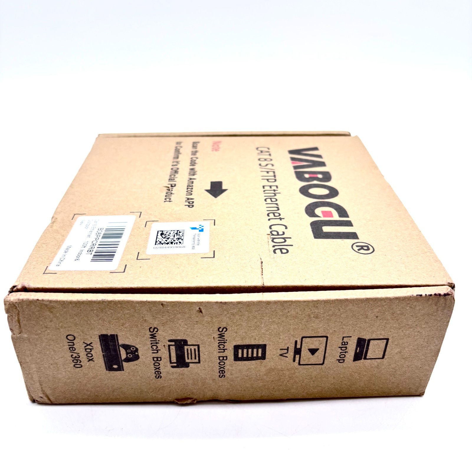 VABOGU 100 Feet Indoor and Outdoor Cat 8 S/FTP Ethernet Cable