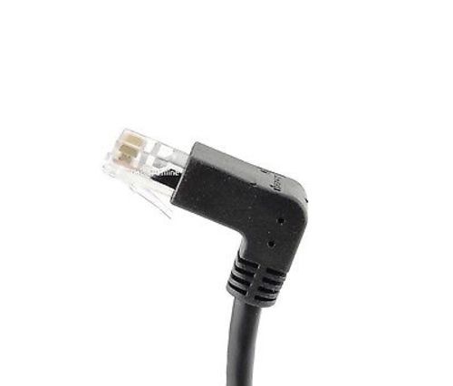 6ft CAT5e RJ45 90 Degree Up to 90 Degree Down UTP Ethernet LAN Cable, U5-006DU