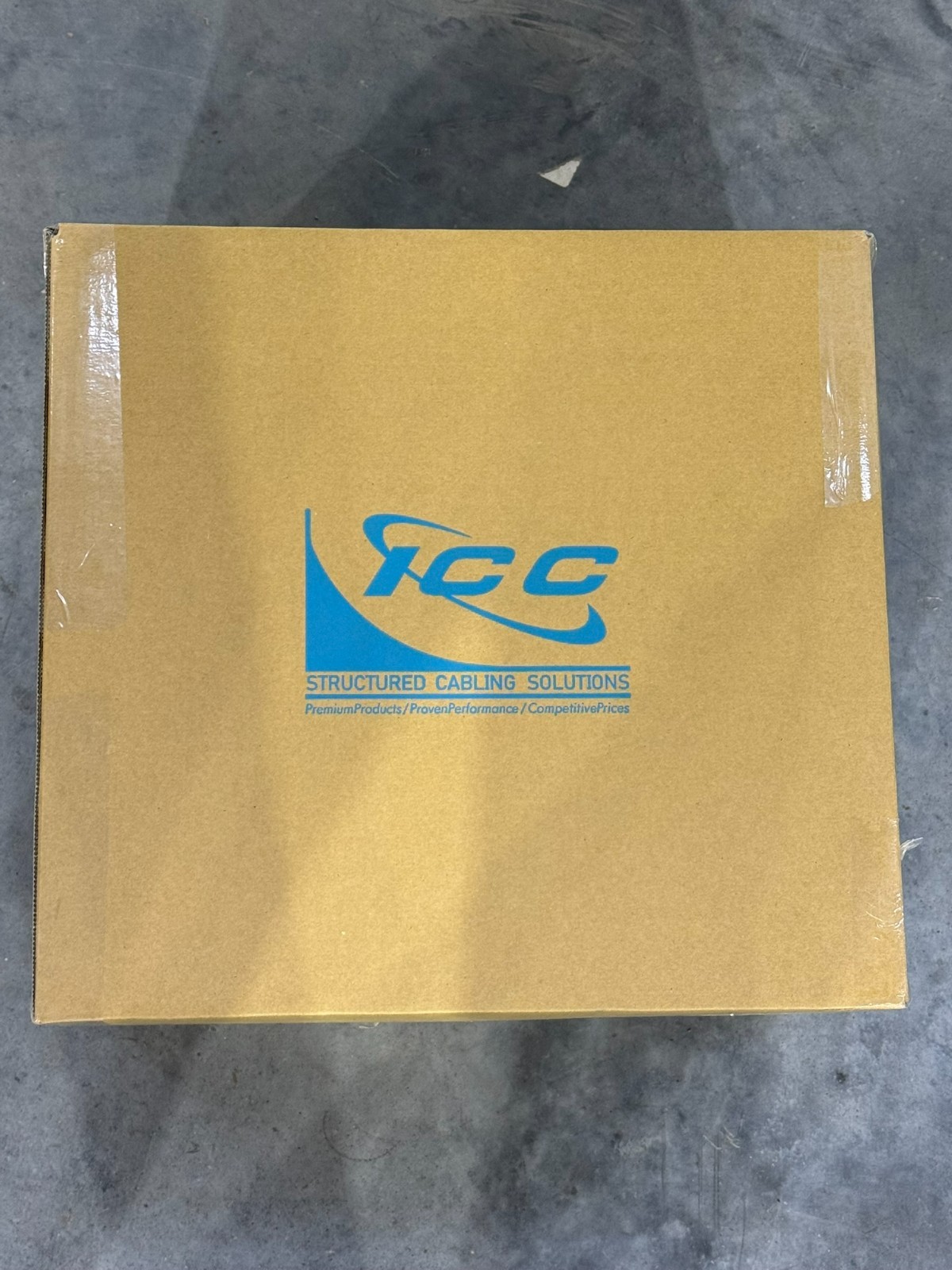 ICC Cat6 500MHz UTP Cable ICCABR6VBL Blue CMR 1000 Feet NEW