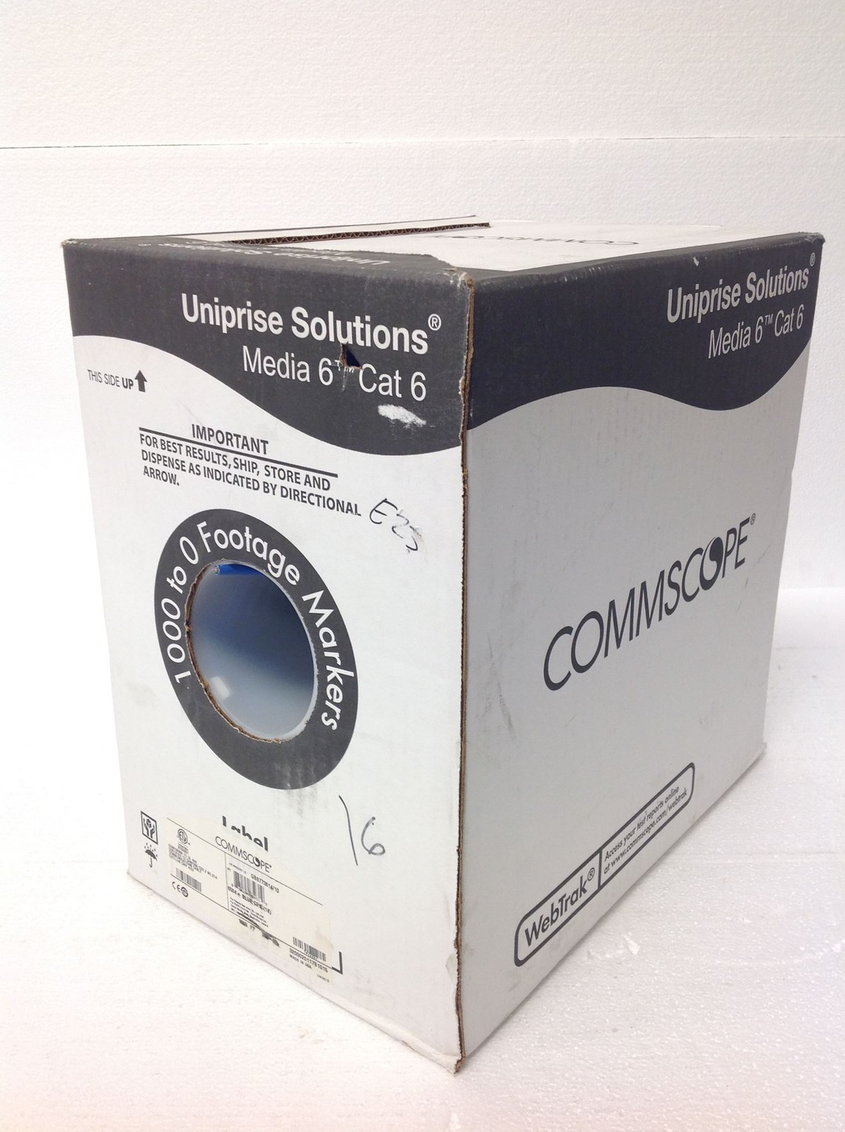 CommScope Uniprise Media 6 CAT6 6504 + Blue Communication Cable 675Ft FREE SHIP!