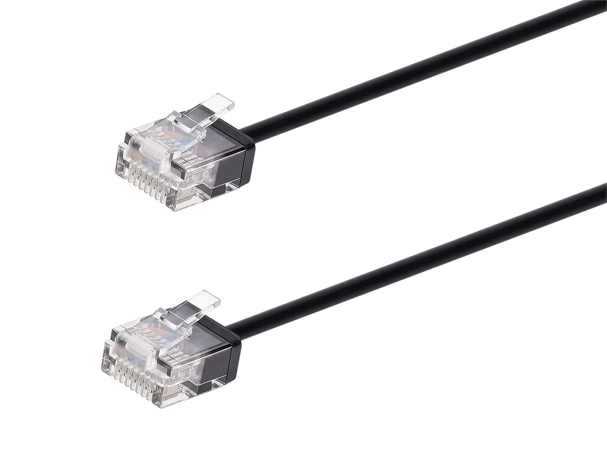 Monoprice Cat6 Ethernet Patch Cable – 3 Feet – Black | Stranded, 550MHz, UTP