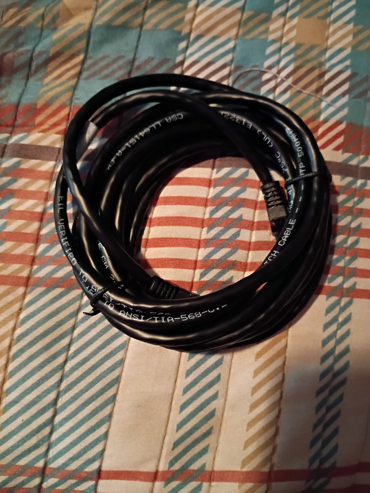 Lot of 3 C2C 5ft CAT6 Snagless UTP Cable Black ( See Description)