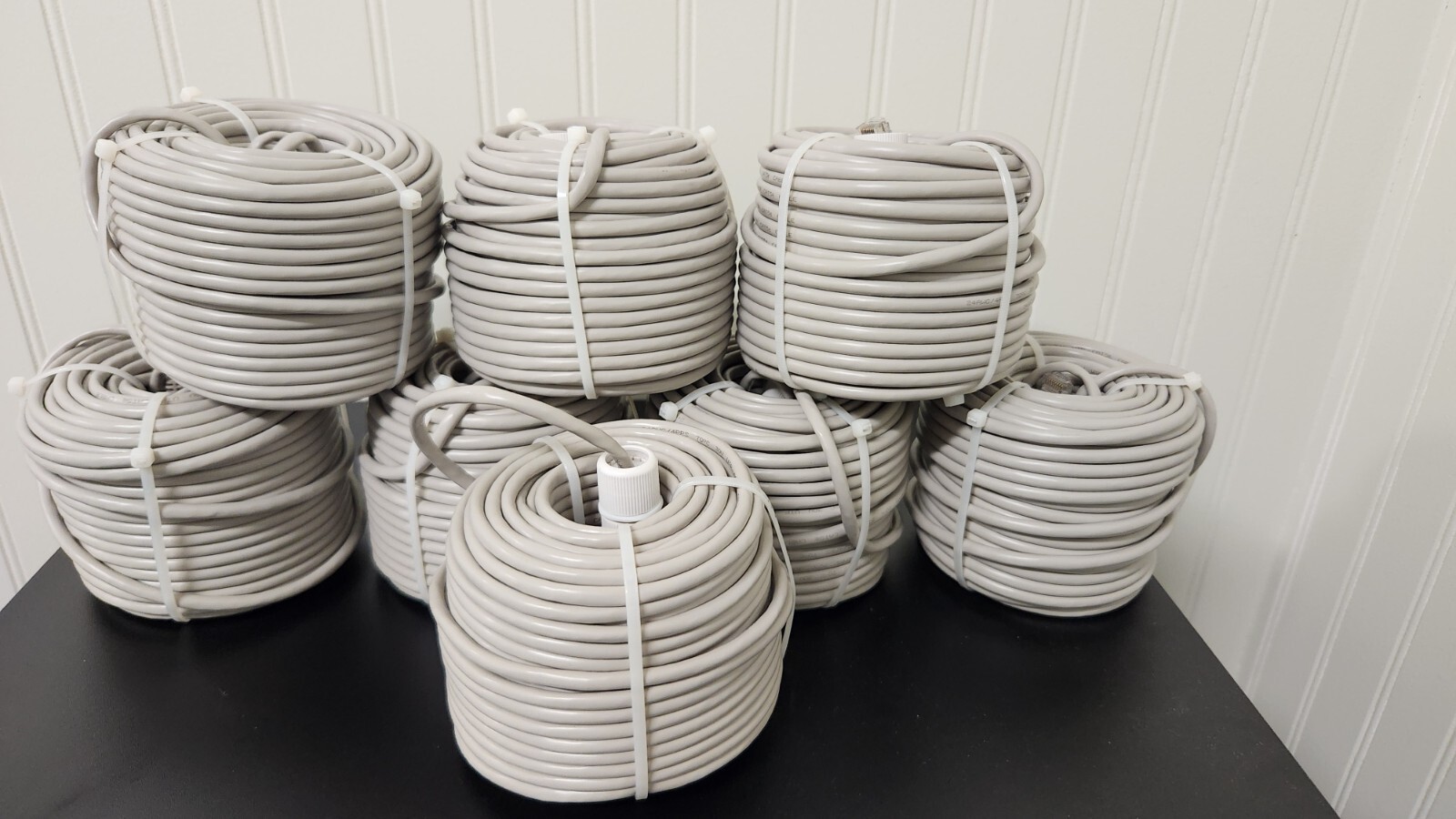 Cat 5e ethernet cable 100 ft. – Outdoor/Indoor – 4 Pack – New