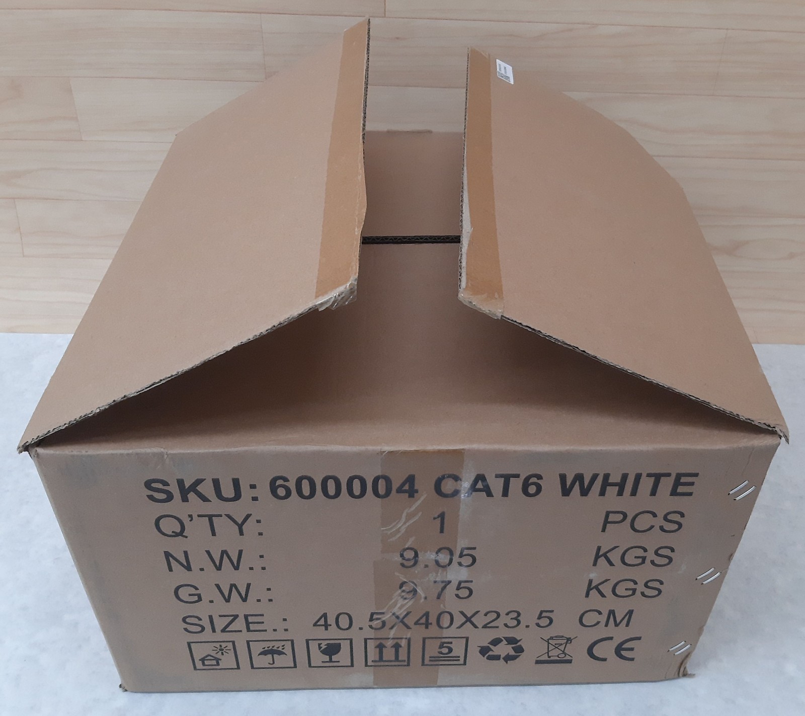 Dripstone 1000 Ft Roll CAT6 UTP Cable 4Pair 23AWG 1/0.57mm CCA PVC Jacket White