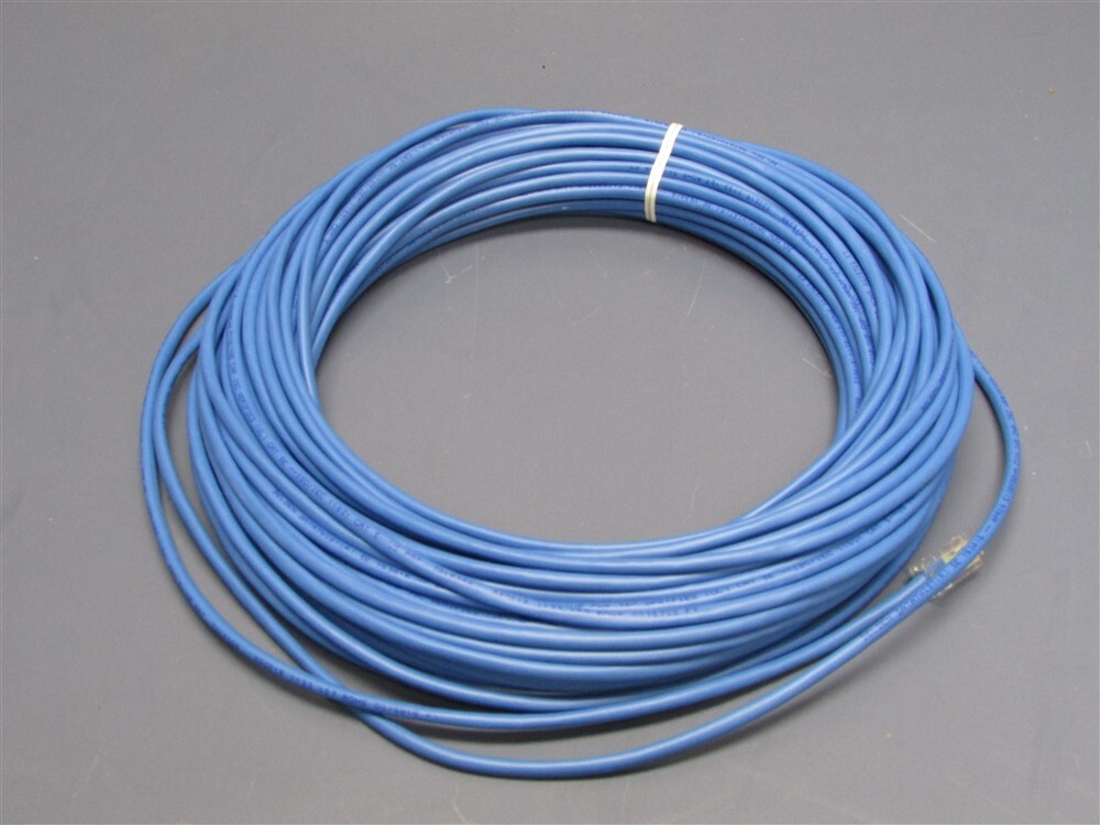 Lot of 5 Belden Wire 24/4P CAT5E DataTwist Patch Network Cable Blue/100ft