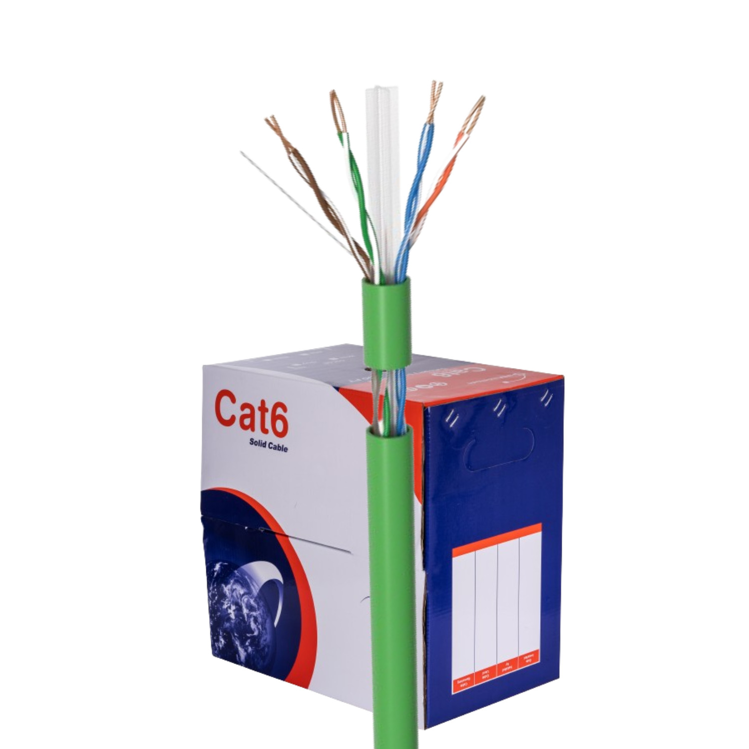 CAT5E CAT6 Cable 500FT 1000FT UTP Solid Network Ethernet CAT5 Bulk Wire RJ45 Lan