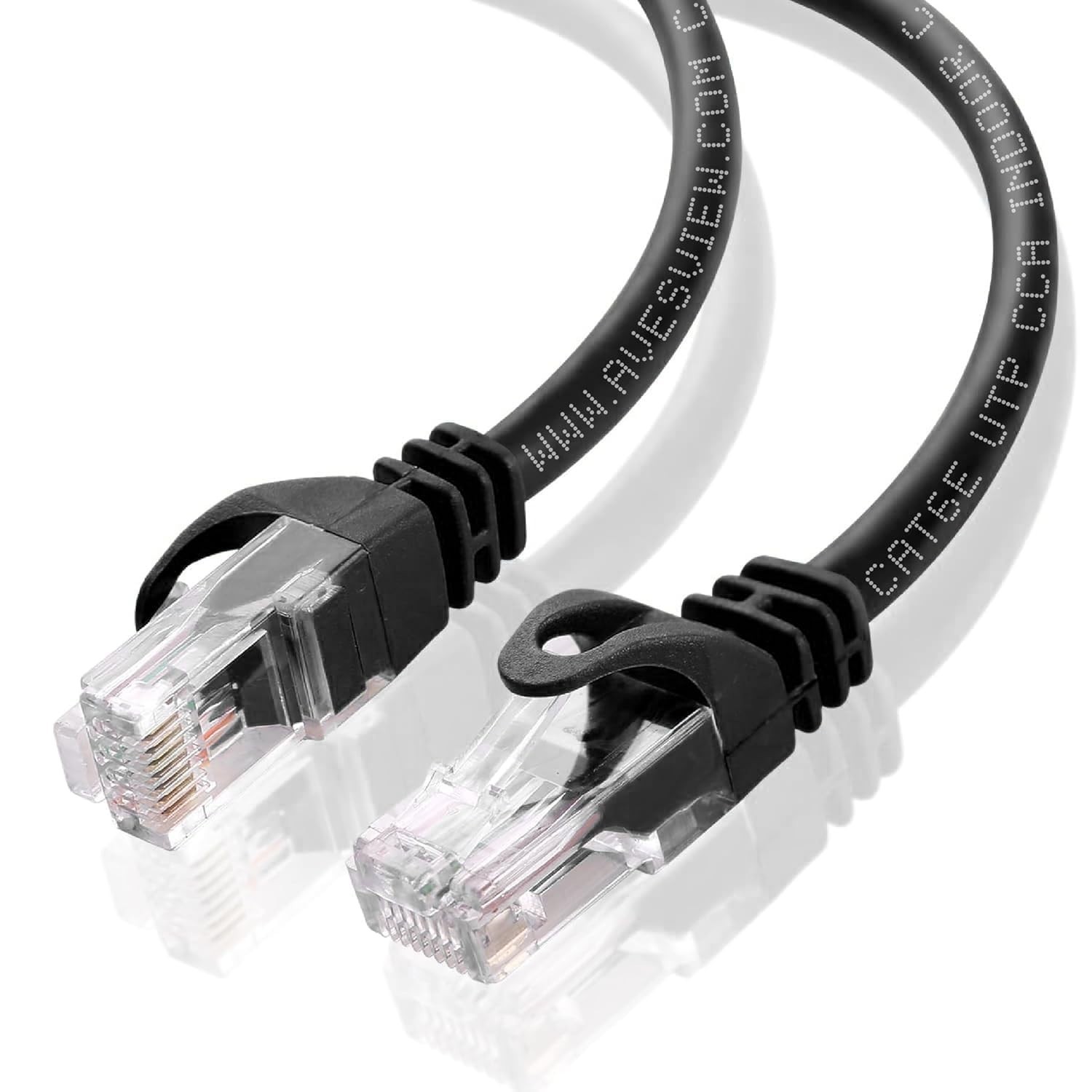 CAT6 Ethernet Cable Lot RJ45 LAN Network 25FT 50FT 75FT 100FT Blue Black White
