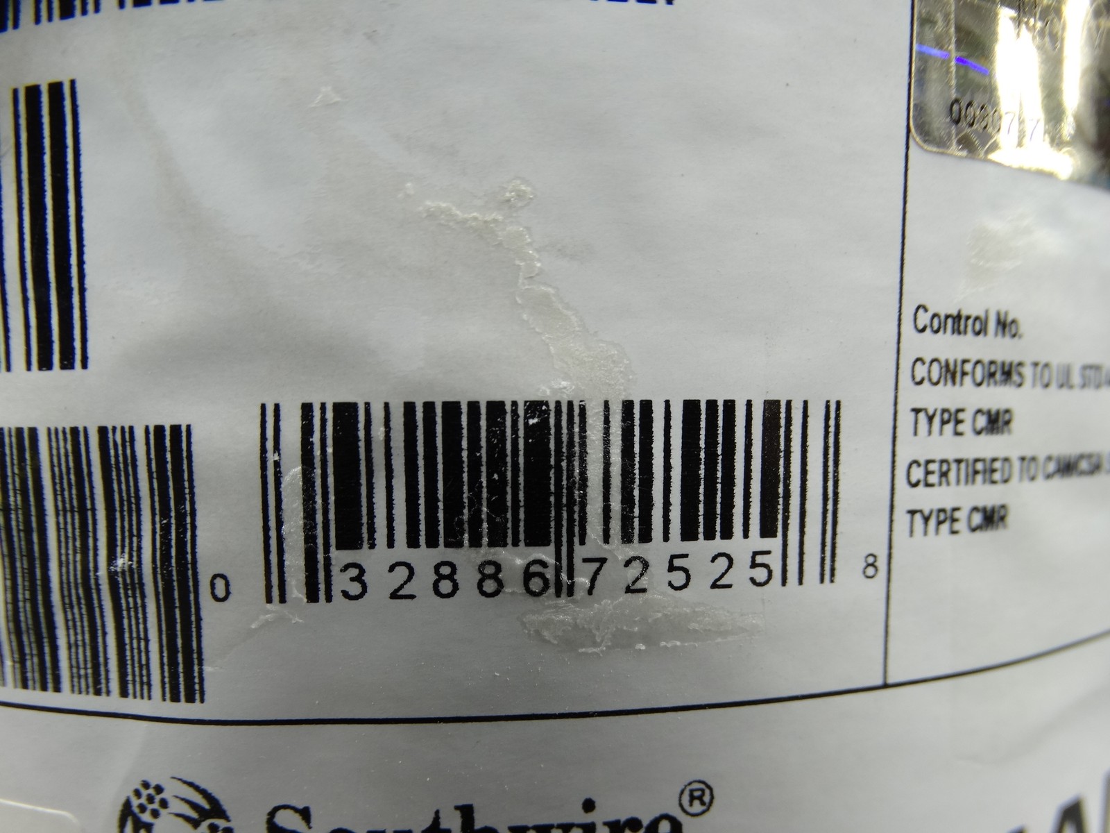 Southwire 500 ft. Gray 24/4 Solid CU CAT5e CMR (Riser) Data Cable 56917942
