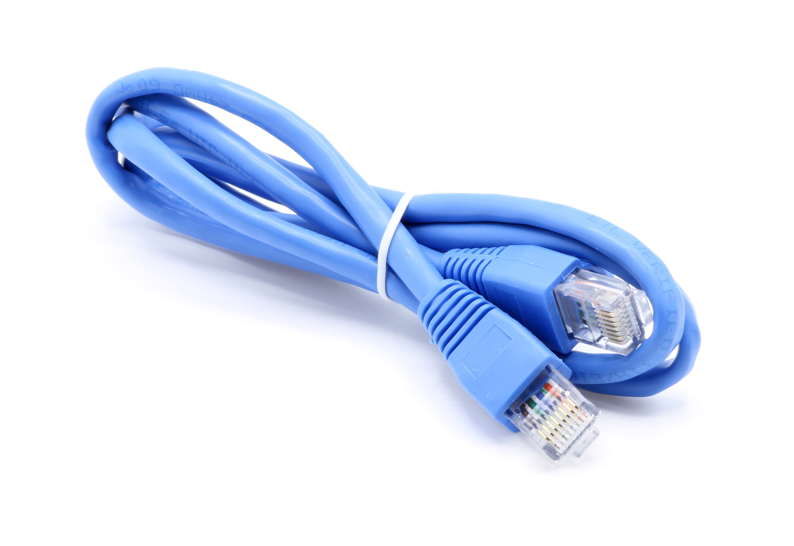 7 Foot Blue – Ethernet Network Cable – Cat5e Patch Cord – 7 Ft – LAN – 1 Pack