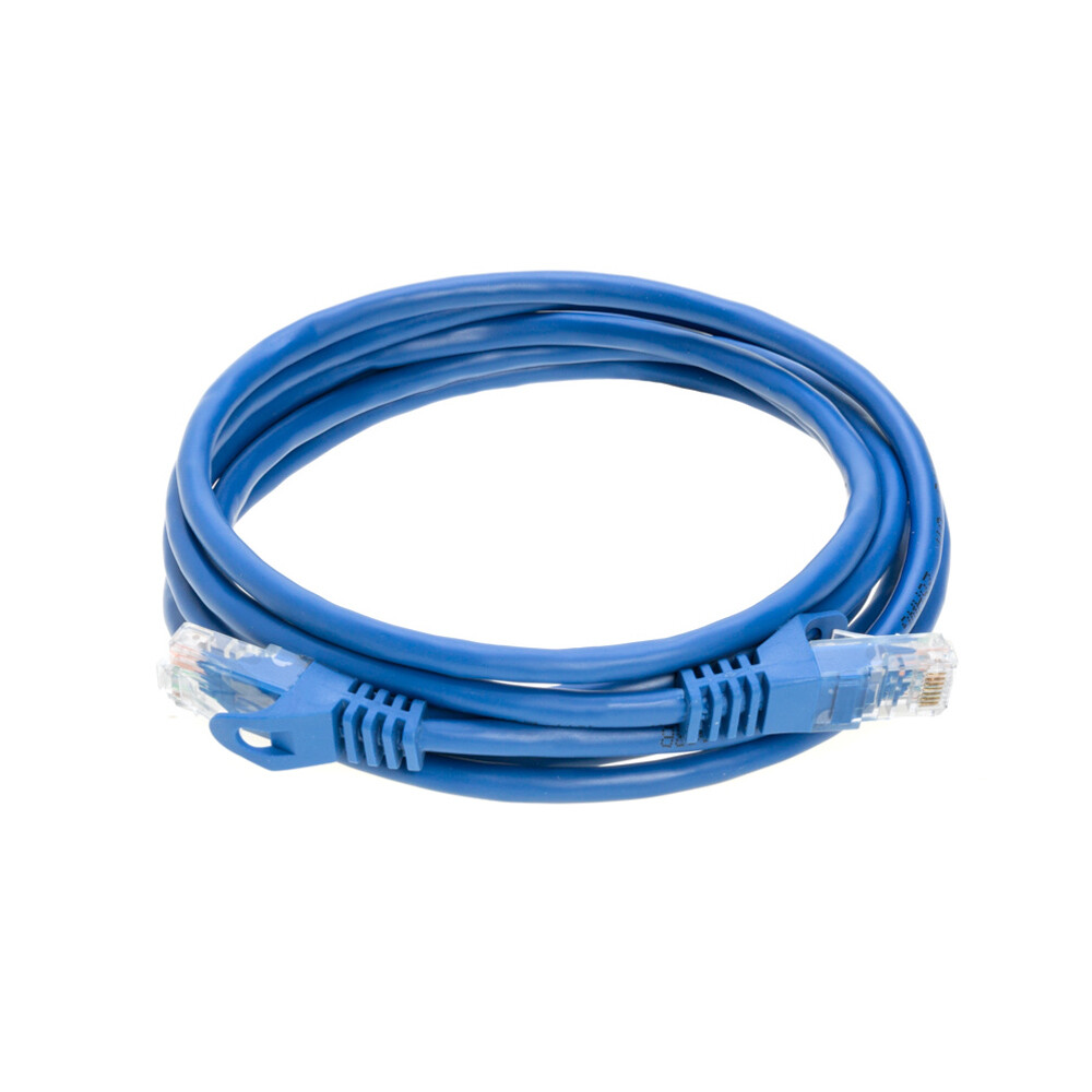 CAT6 Ethernet Patch Cable LAN Network RJ45 Cord Blue 10FT Multipack LOT