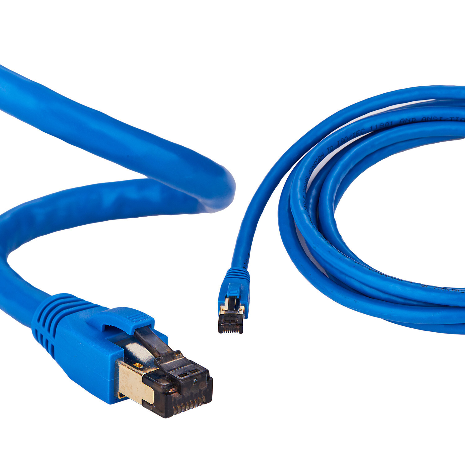 Cat8 Ethernet Cable RJ45 Shielded High Speed 40Gbps Internet Blue Copper Lot