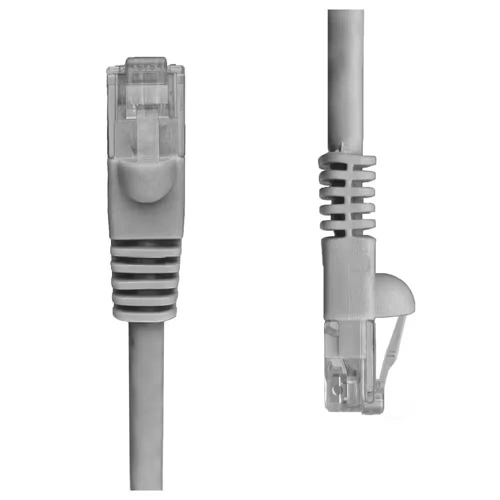 15 Ft. Cat5E Snagless Unshielded (UTP) Network Patch Cable, Gray