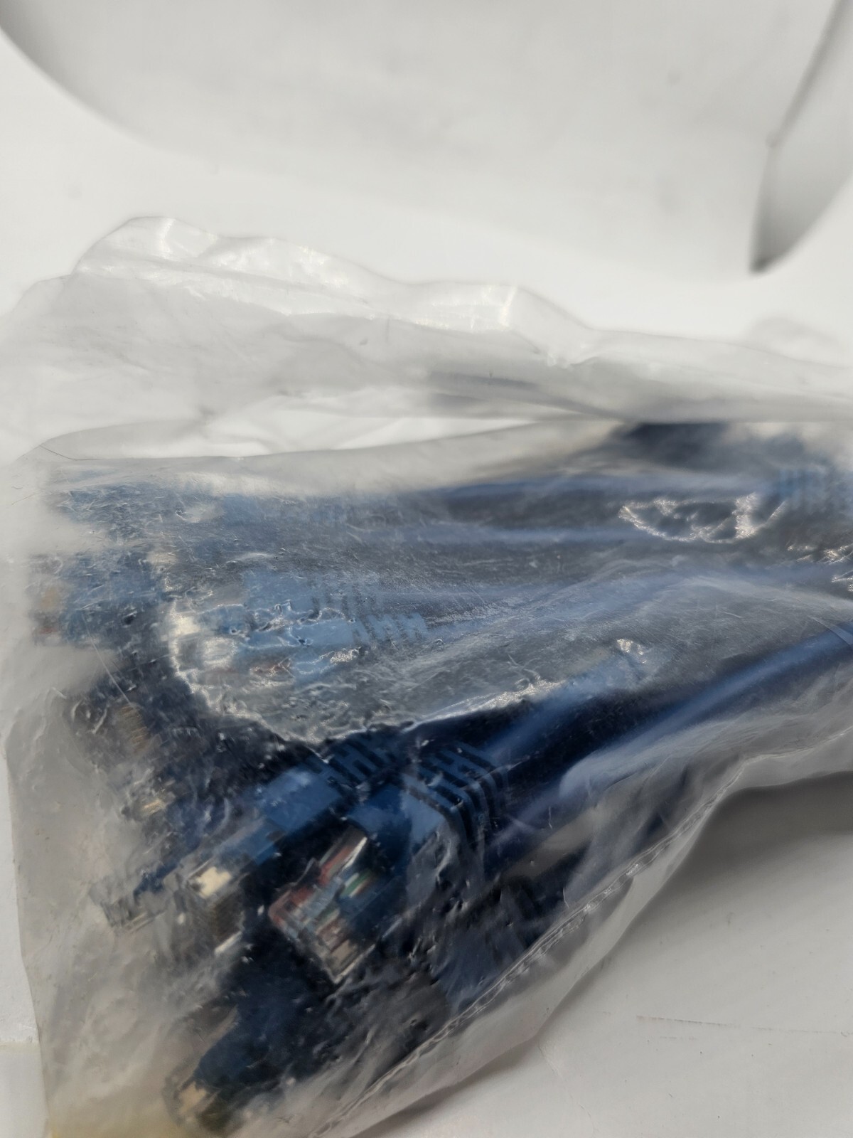 (QTY 24) GeatIt Cat 6 Ethernet Cable 0.5Ft Blue 0.5CAT6E-BLUE-24PK-FBA-COMV