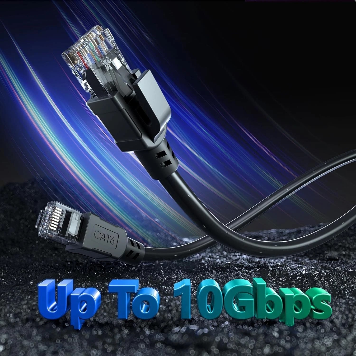 Professional Cat 6 Ethernet Cable 150 ft – UV Resistant, Waterproof & Durable