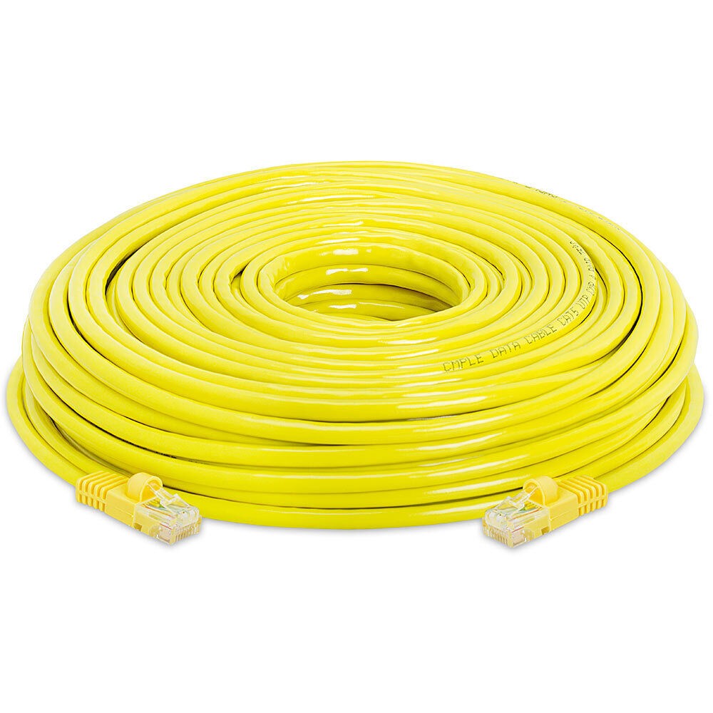 150 FT CAT5e Cable Network Cat5e Patch Cord 8P8C LAN RJ45 Router Ethernet Cable